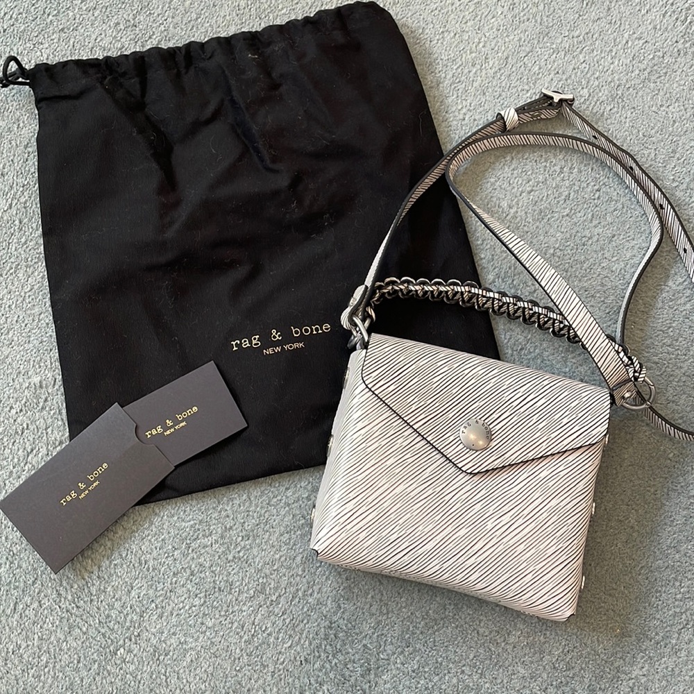 rag & bone white Atlas convertible bag